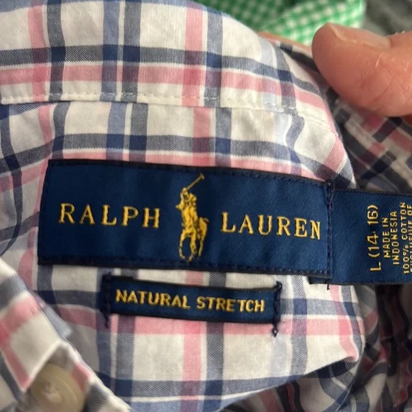 POLO BUNDLE Boys Polo bundle 2 shirts and a OS Hat Sz L (14/16) - Picture 13 of 14